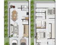 Planta baixa - Sobrado Villagio Di Capri - Casa de Condomínio em Cardoso Continuação, Aparecida de Goiânia - à venda - Correia Imóveis