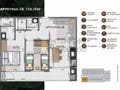 Planta baixa - Apartamento loft, 01, 02 e 03 suítes à venda – Itaguá, Ubatuba/SP - Apartamento em Itaguá, Ubatuba - à venda - Extensão Imobiliária