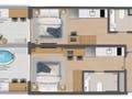 Planta baixa - Be.in.Rio Pompeu Loureiro — apartamentos e double suites em Copacabana, de 32 a 80 m² - Apartamento em Copacabana, Rio de Janeiro - Souza’s Soluções Imobiliárias LTDA