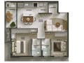 Planta baixa - Apartamento Hype Ricardo Paranhos - Apartamento em Setor Marista, Goiânia - à venda - Correia Imóveis