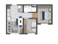 Planta baixa - Plano & Vista Santo Amaro - Apartamento em Santo Amaro, São Paulo - à venda - Bem Imóvel