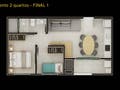 Planta baixa - Bloco II do Residencial Ouro Preto, Localizado Próximo Ao Centro Comercial em Itapoá-Sc - Apartamento em Centro, Itapoá - à venda - SBGLOBAL Imobiliária