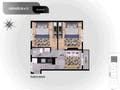 Planta baixa - Apartamento com 1 dormitório à venda, por R$ 249.990,00 - Porto Novo - Caraguatatuba/SP - Apartamento em Barranco Alto, Caraguatatuba - à venda - Christos Korres de Camargo