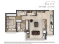 Planta baixa - Jardins da Hípica - Apartamento em Vila Cruzeiro, São Paulo - à venda - Bem Imóvel