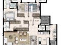Planta baixa - Zayn Home Marista - Apartamento em Setor Marista, Goiânia - à venda - Correia Imóveis