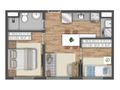 Planta baixa - Vibra Vista Butantã - Apartamento em Vila Butantã, São Paulo - à venda - Bem Imóvel