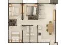 Planta baixa - Apartamentos a 500 Metros da Praia, próximo ao Centro Comercial de Itapoá/SC - Apartamento em Itapema do Norte, Itapoá - à venda - SBGLOBAL Imobiliária