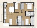 Planta baixa - Lançamento! Apto - 1 Suíte + 2 Qts - São João - Itajaí/SC - Apartamento em São João, Itajaí - à venda - Denis Alexandre Imóveis