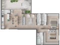 Planta baixa - RESIDENCIAL SANTIS | APARTAMENTO GIARDINO - Apartamento em Costa e Silva, Joinville - à venda - Attenda Imóveis