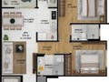 Planta baixa - Apartamento semi-mobiliado Centro- Ilha de Maiorca - Apartamento em Centro, Navegantes - à venda - Habitat Negócios Imobiliários