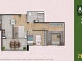 Planta baixa - Natur Residencial: seu novo apartamento em Atibaia com lazer completo! - Apartamento em Parque das Nações, Atibaia - à venda - Di Casa Imóveis Atibaia LTDA