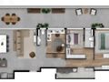 Planta 04 - 3 dorm 186,77m² - garden