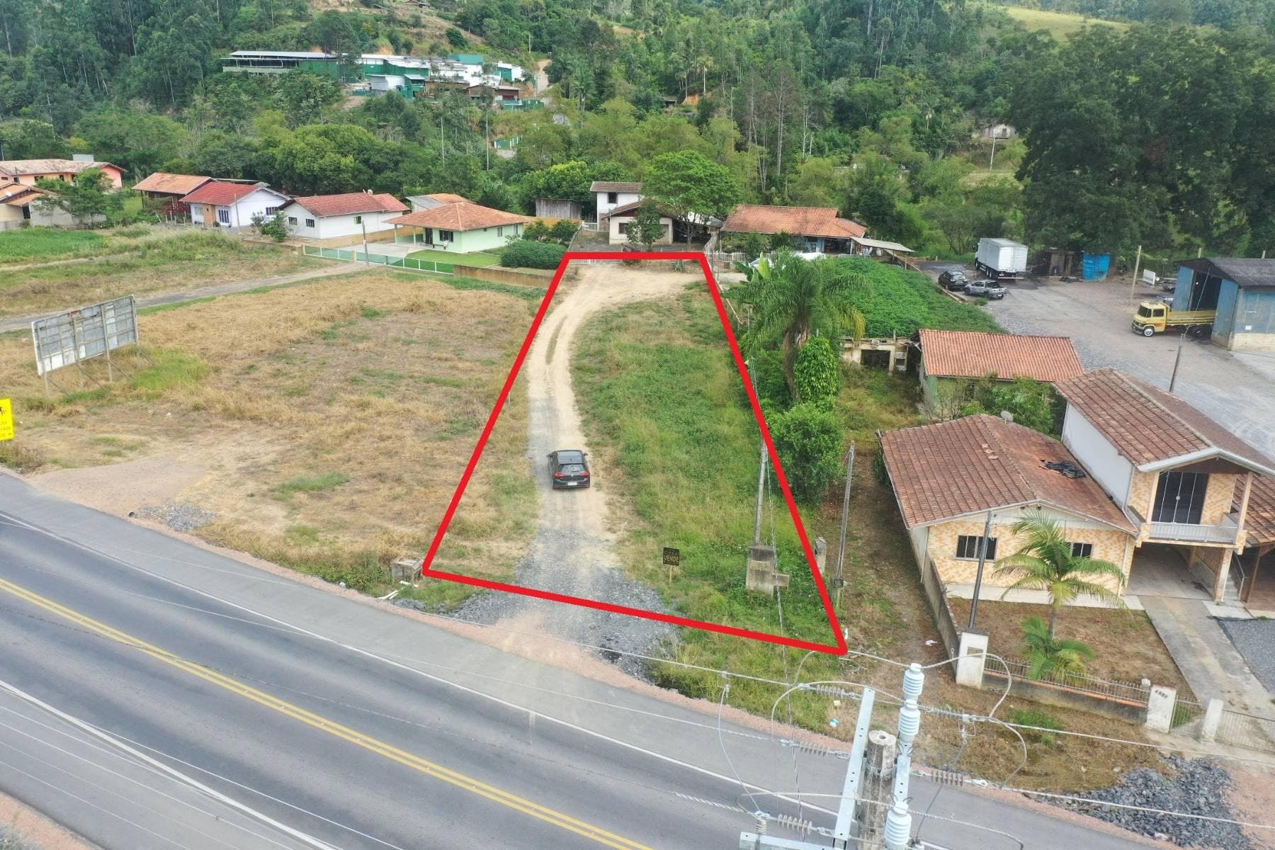 Terreno Urbano - Venda - 605m2 - Investimento - Rodovia Vereador Carlos Probst - SC-350 - Albertina - Rio do Sul - Terreno/Lote Urbano em Albertina, Rio do Sul - à venda - Cifra Imóveis e Empreendimentos Imobiliários