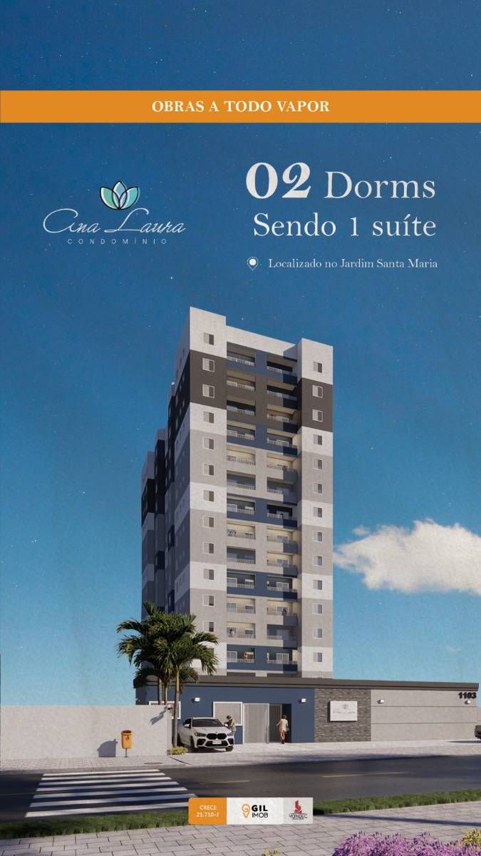 Residencial Ana Laura - Apartamento em Jardim Santa Maria, Jacareí - GIL IMOB