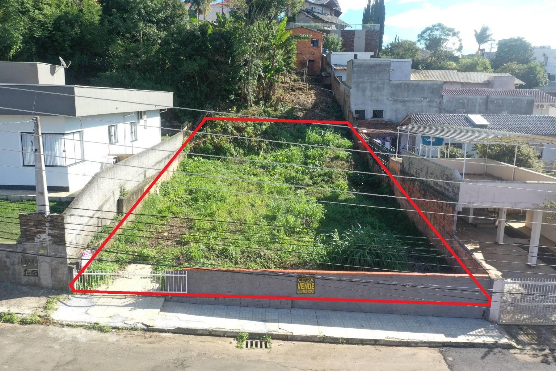 Terreno Urbano - Venda - 406M2 - Investimento - Oportunidade - Beco - Sumaré - Rio do Sul - Terreno/Lote Urbano em Sumaré, Rio do Sul - à venda - Cifra Imóveis e Empreendimentos Imobiliários