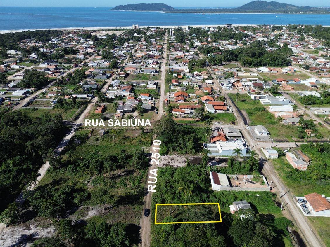 TERRENO COM 372,00M² NO PONTAL DO NORTE - Lote/Terreno em Pontal do Norte, Itapoá - à venda - BESEN IMOBILIÁRIA LTDA
