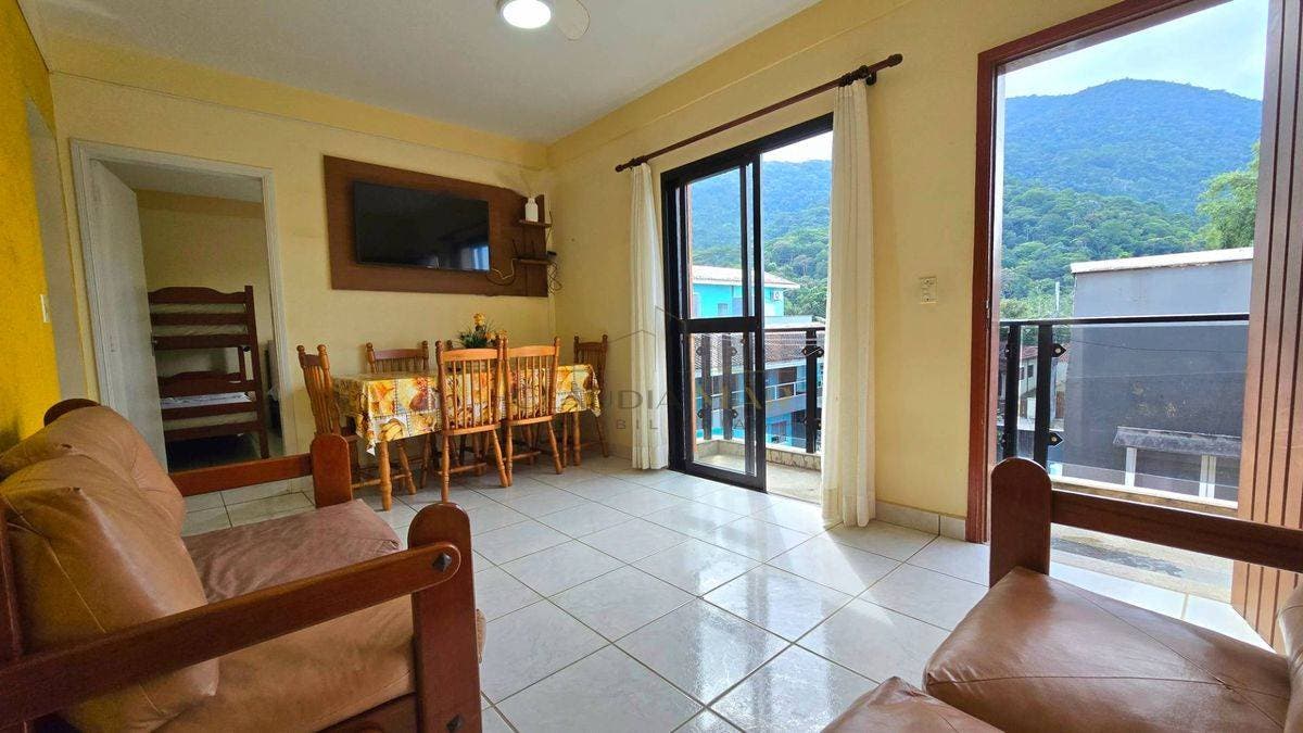 Apartamento a 200 Metros da Praia do Sapê – Ubatuba/Sp - Apartamento em Sapê, Ubatuba - à venda - Claudia Mar LTDA