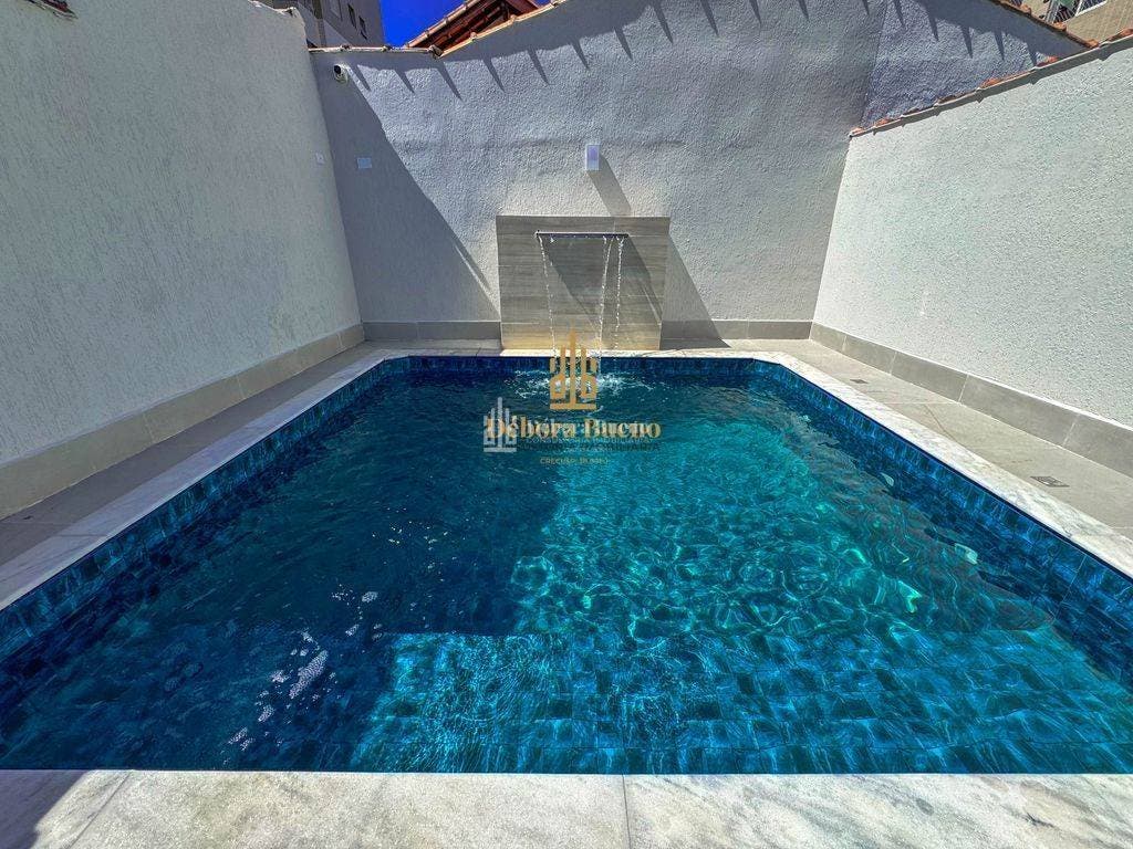 CANTO DO FORTE LINDA CASA 3 DORMS C/ PISCINA, 2 VAGAS, CHURRASQUEIRA - Casa em Canto do Forte, Praia Grande - à venda - DEBORA BUENO CONSULTORIA IMOBILIÁRIA