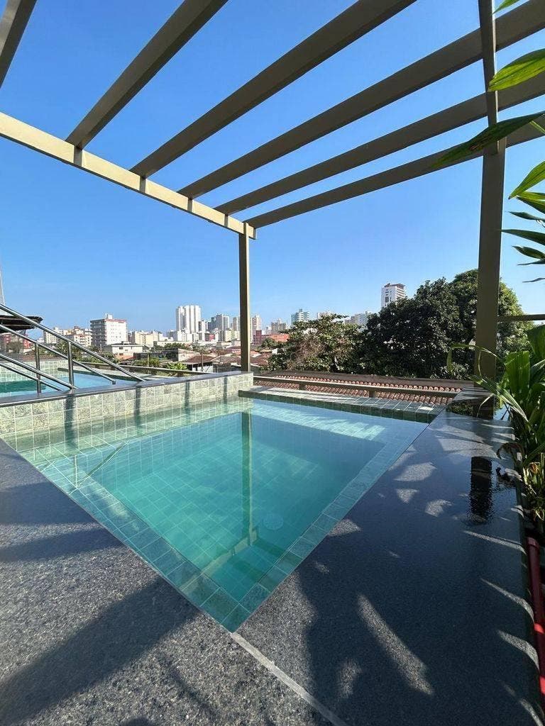 CANTO DO FORTE !! MOBILIADO 2DORM SACADA GOURMET, 535 MIL Á VISTA LAZER COMPLETO - Apartamento em Boqueirão, Praia Grande - à venda - DEBORA BUENO CONSULTORIA IMOBILIÁRIA