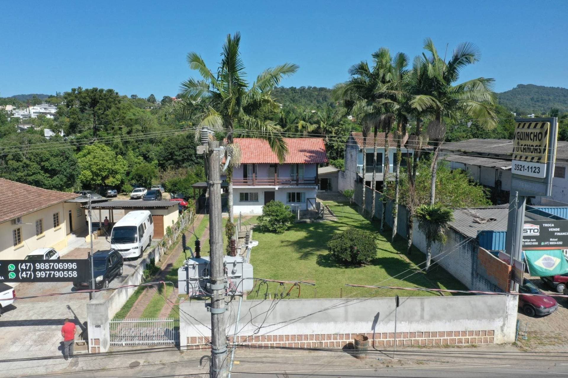 Casa de Alvenaria - Venda - 05 quartos - 250m2 - Investimento - Rua Dom Pedro II - Canoas - Rio do Sul - Casa em Canoas, Rio do Sul - à venda - Cifra Imóveis e Empreendimentos Imobiliários