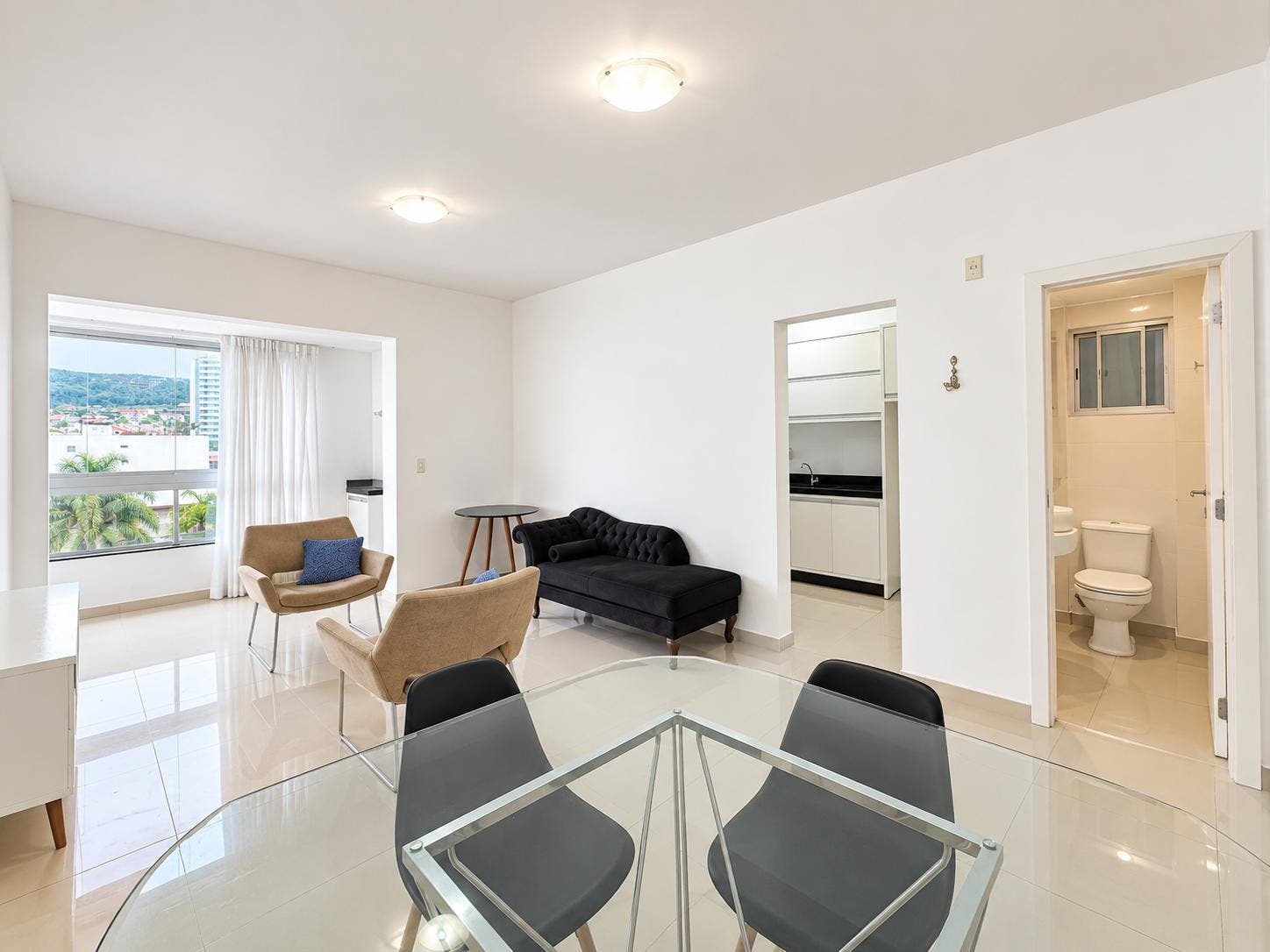 Apartamento - Venda - 01 dormitório - 45m2 - Semi Mobiliado - Residencial Ilha de Creta - Jardim América - Rio do Sul - Apartamento em Jardim América, Rio do Sul - à venda - Cifra Imóveis e Empreendimentos Imobiliários