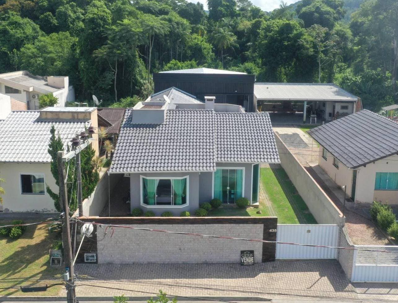 Casa de Alvenaria - Venda - 03 dormitórios - 306m2 - Semi Mobiliada - Galpão - Rua Pedro Frankenberger - Bela Aliança - Rio do Sul - Casa em Bela Aliança, Rio do Sul - à venda - Cifra Imóveis e Empreendimentos Imobiliários