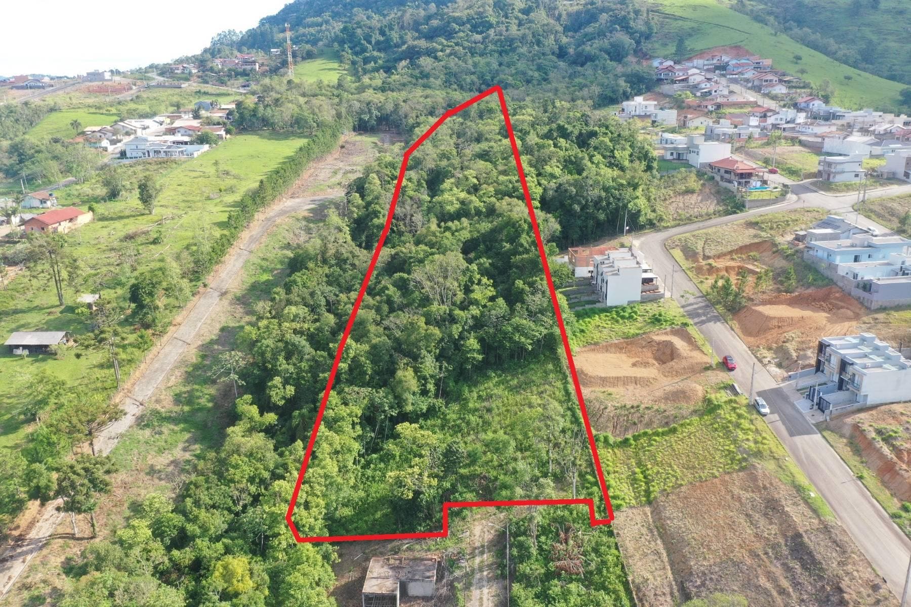 Terreno Urbano - Venda - 8772m2 - Exclusivo - Condomínio Fechado Green Village Residence - Beco Otwin Reblin - Fundo Canoas - Rio do Sul - Terreno/Lote Urbano em Fundo Canoas, Rio do Sul - à venda - Cifra Imóveis e Empreendimentos Imobiliários