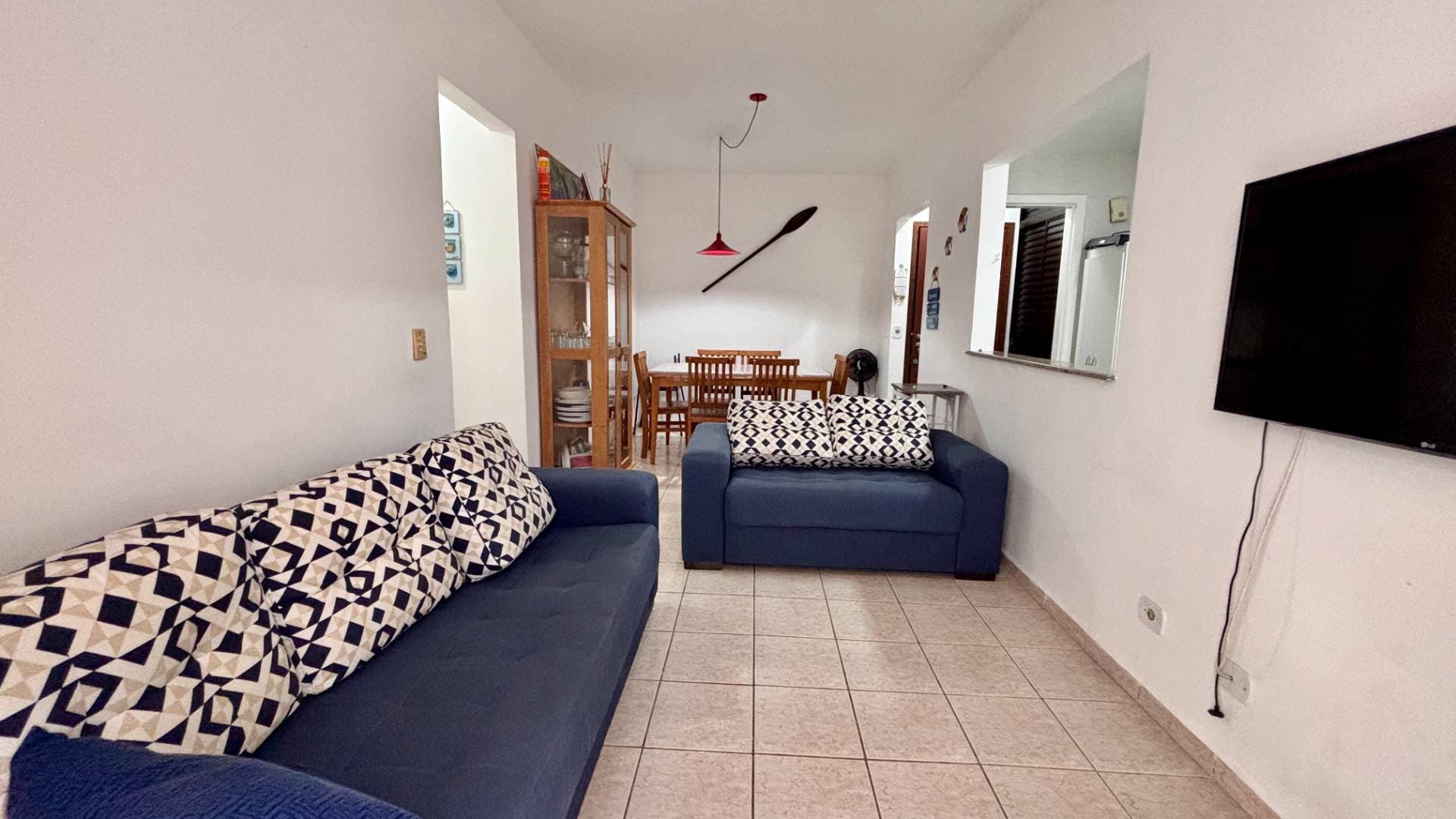 LINDO APARTAMENTO COM DOIS DORMITÓRIOS - Apartamento em Sapê, Ubatuba - à venda - Claudia Mar LTDA