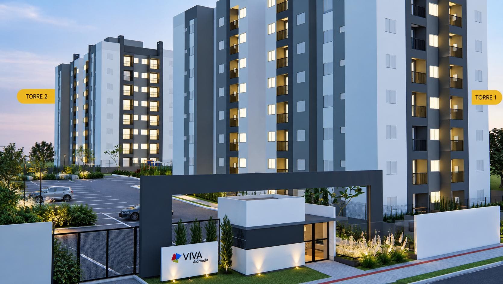 Viva Alameda – Apartamentos de 2 Quartos com Sacada e Churrasqueira | Sabará III - Apartamento em Sabará III, Londrina - à venda - CINCO HOMESTAY LTDA