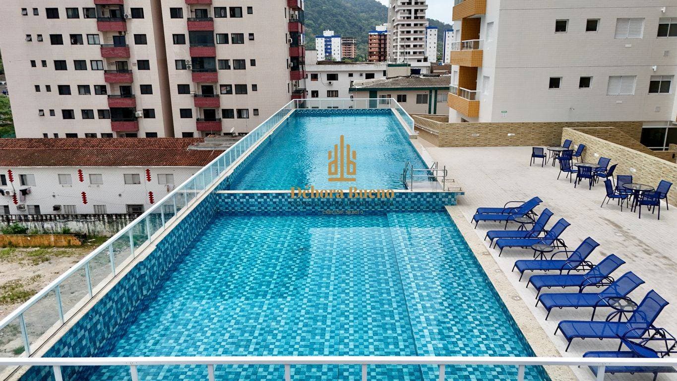 CANTO DO FORTE !! PRONTO P/MORAR, 450 MIL TOTAL- ACEITA PARCELAMENTO /CARRO - Apartamento em Boqueirão, Praia Grande - à venda - DEBORA BUENO CONSULTORIA IMOBILIÁRIA