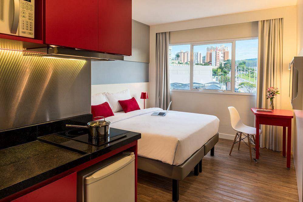 Flat 1 Quarto Anhangabaú Jundiaí com Pool Hoteleiro Mercure - Flat/Loft/Estúdio em Anhangabaú, Jundiaí - à venda - Entry Imob