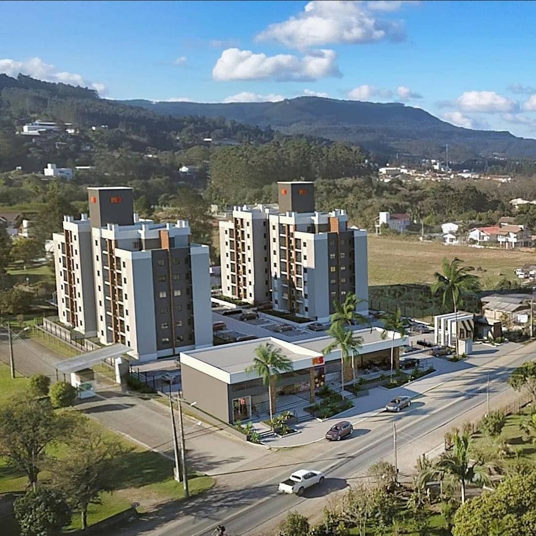 Apartamento - Venda - 02 dormitórios - 59m2 - Semi Mobiliado - Estrada Blumenau - Spazio Vitta Residence - Bremer - Rio do Sul - Apartamento em Bremer, Rio do Sul - à venda - Cifra Imóveis e Empreendimentos Imobiliários