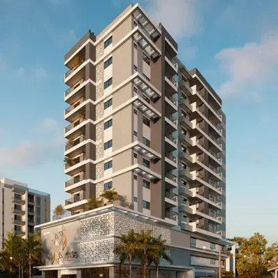 Águas de Março – Apartamento com 2 suítes em construção no Gravatá em Navegantes - Apartamento em Gravatá, Navegantes - à venda - HAUZIIN - Imóveis no Litoral Norte de Santa Catarina