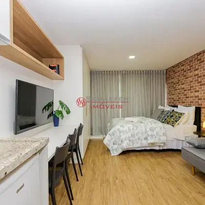 Maravilhoso Studio Mobiliado ao lado Shop Estação - Apartamento em Centro, Curitiba - para locação - SCHAEFER IMOVEIS LTDA