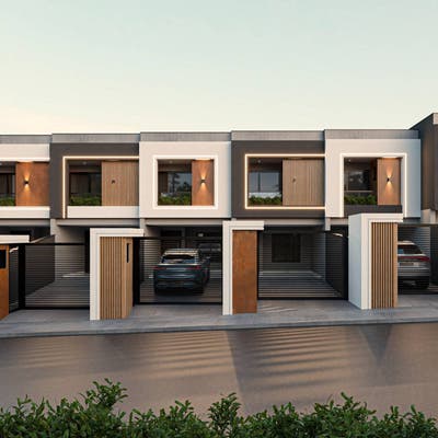 Sobrado Novo com 3 Quartos e 2 Vagas no Saguaçu – Residencial AABB Alto do Saguaçu II - Sobrado geminado em Iririú, Joinville - à venda - PORTO RICO IMOVEIS LTDA