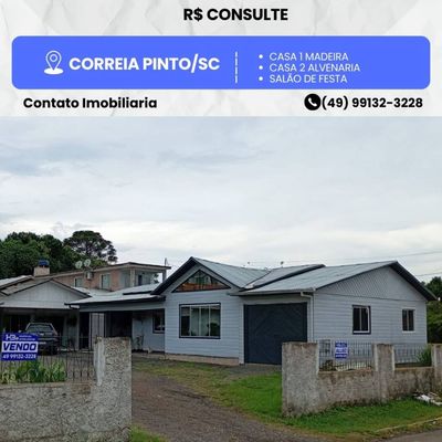 IMOVEL Á VENDA - Residencial e Comercial em Centro, Correia Pinto - à venda e para locação - HB2 NEGOCIOS IMOBILIARIOS LTDA