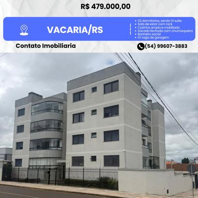APARTAMENTO À VENDA - Apartamento em Cristina, Vacaria - à venda - HB2 NEGOCIOS IMOBILIARIOS LTDA