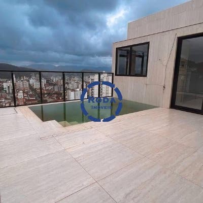 Descubra o luxo e a exclusividade de morar em uma cobertura duplex no coração do José Menino - Cobertura em José Menino, Santos - à venda - A.AYRES IMÓVEIS LTDA