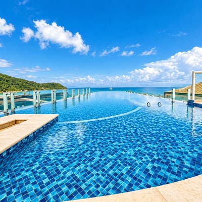 Piscina com vista