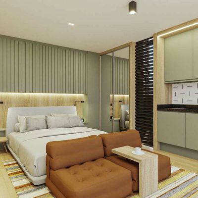 Studios para Rentabilidade no Centro de Curitiba - Flat/Loft/Estúdio em Centro, Curitiba - à venda - D18