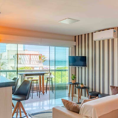 Ap037 - Apto na Avenida com Vista Mar - Apartamento em Canto Grande, Bombinhas - para temporada - Marca Imobiliária