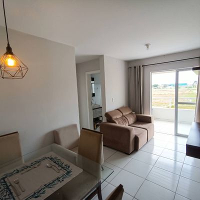 Apto - Mobiliado - 2 Qts - Sacada c/ Chur - Espinheiros - Itajai/SC - Apartamento em Espinheiros, Itajaí - à venda - Denis Alexandre Imóveis