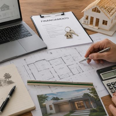Posso financiar terreno e construção juntos?