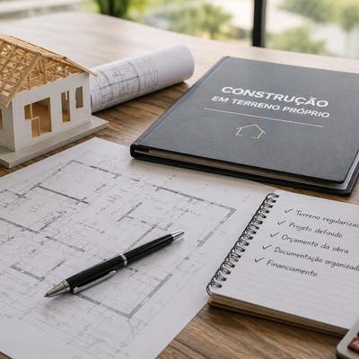 Já tenho um terreno. Posso financiar somente a construção?