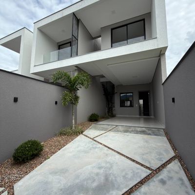 Geminado novo 1 suíte + 2 quartos em fase final de construção - Casa Geminado Duplex em Três Rios do Sul, Jaraguá do Sul - à venda - Imobiliária SMART