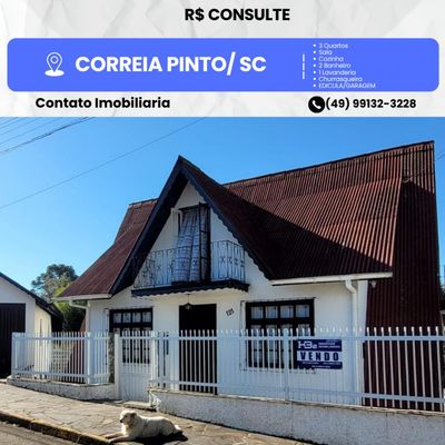 CASA À VENDA - Casa em Centro, Correia Pinto - à venda - HB2 NEGOCIOS IMOBILIARIOS LTDA