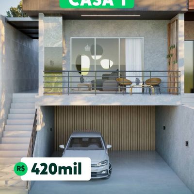 CASA 01 | NOVA ZELÂNDIA – GUANHÃES/MG - Casa em Nova Zelândia, Guanhães - à venda - Gama Imobiliária