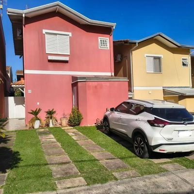 Sobrado á Venda no Condomínio Flamboyan em Indaiatuba SP - Casa de Condomínio em Parque Residencial Indaiá, Indaiatuba - à venda - IMOBILIÁRIA ELO FORTE IMÓVEIS