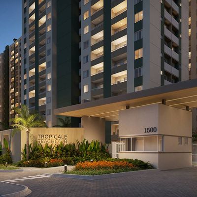Apartamento Resd Tropicale Beach Club Centro Penha - Apartamento em Centro, Penha - à venda - MEGA Empreendimentos Imobiliários