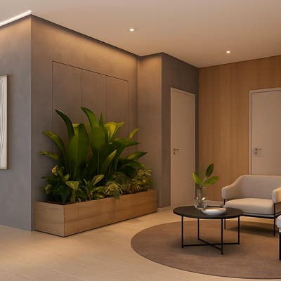 Estilo modernista minimalista (melhorada por IA)